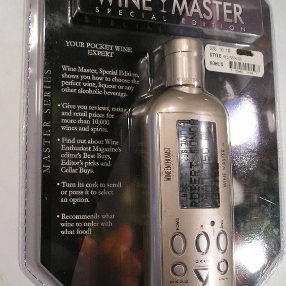 WINE MASTER Pocket Expert Excalibur Enthusiast Electronic Talks Special Edition - Picture 2 of 4